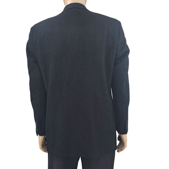 Fioravanti Couture Black Cashmere Blazer Jacket 100% Cashmere Made In USA Mens - Picture 4 of 10
